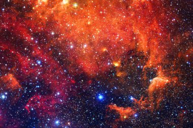 Yıldız kümesi. Starfield. Nebula. Bu görüntünün elementleri NASA tarafından desteklenmektedir.