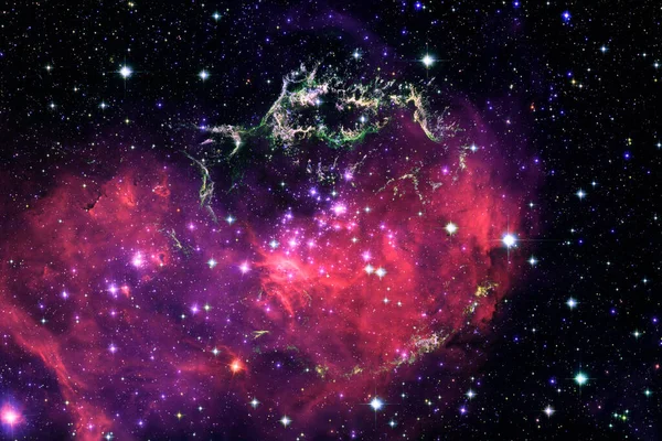 Outer Space Art Starfield Awesome Nebulae Elements Image Furnished Nasa — Stock Photo, Image