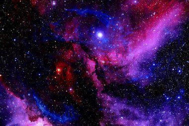 Yıldız kümesi. Starfield. Nebula. Bu görüntünün elementleri NASA tarafından desteklenmektedir.