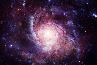 Starfield. Kozmos sanatı. Bu görüntünün elementleri NASA tarafından desteklenmektedir.