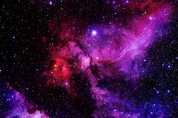 Nebula Uzayın Derinliklerinde Bir Yıldız Kümesi Bilim Kurgu Sanatı Görüntünün — Stok fotoğraf