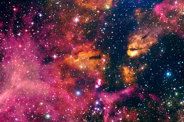 Impresionante Del Cosmos Sin Fin Fondo Pantalla Ciencia Ficción Elementos — Foto de Stock