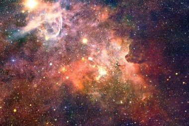 Uzay boşluğu. Bilim kurgu evreni. Bu görüntünün elementleri NASA tarafından desteklenmektedir