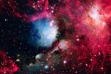Yıldız kümesi. Starfield. Nebula. Bu görüntünün elementleri NASA tarafından desteklenmektedir.