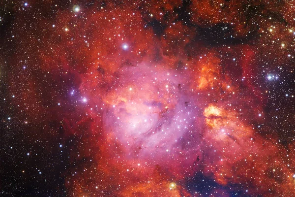 Nebulosa Cúmulo Estrellas Espacio Profundo Arte Ciencia Ficción Elementos Esta —  Fotos de Stock