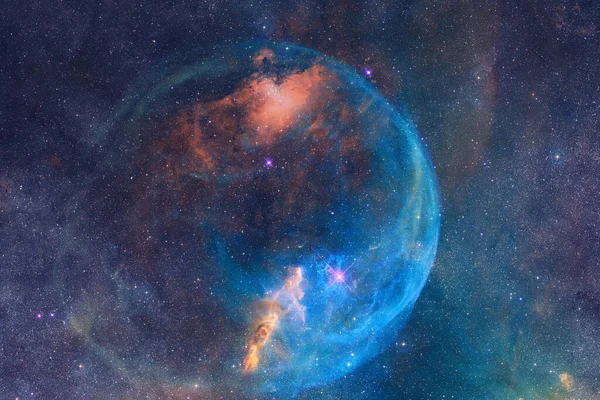 Yttre Rymden Kosmiskt Landskap Nebulosa Delar Denna Bild Tillhandahålls Nasa — Stockfoto
