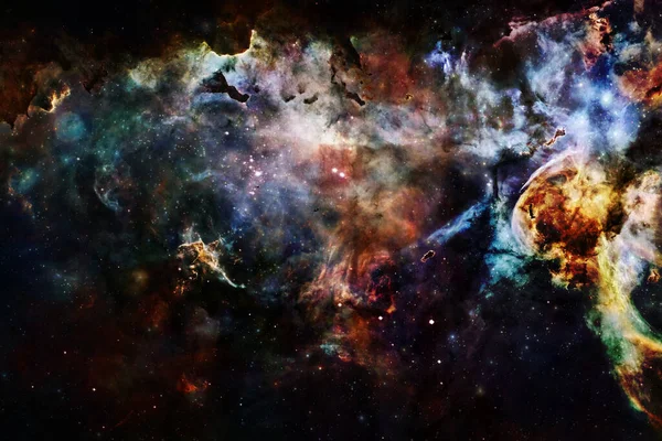 Gyönyörű Galaxis Valahol Űrben Kozmikus Tapéta Kép Elemeit Nasa Bocsátotta — Stock Fotó