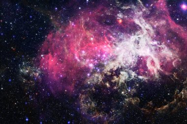 Uzay boşluğu. Bilim kurgu evreni. Bu görüntünün elementleri NASA tarafından desteklenmektedir