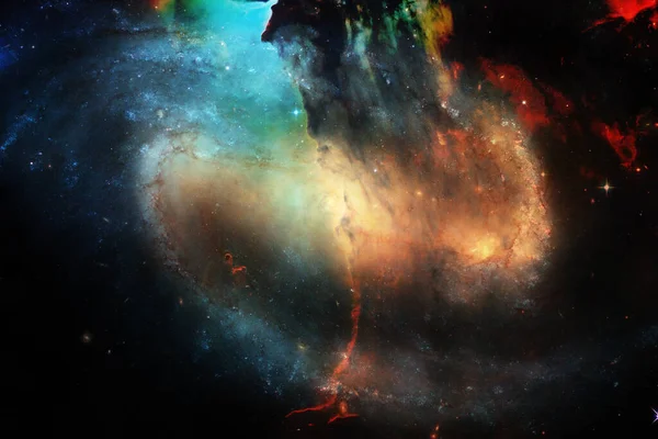 Géniale Galaxie Quelque Part Dans Espace Papier Peint Cosmique Éléments — Photo