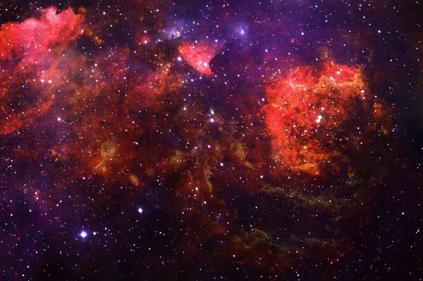 Uzayda Bir Nebula Gaz Toz Bulutları Görüntünün Elementleri Nasa Tarafından — Stok fotoğraf