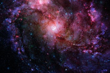 Uzay arkaplanı ve yıldız alanı. Bilim kurgu duvar kağıdı. Bu görüntünün elementleri NASA tarafından desteklenmektedir