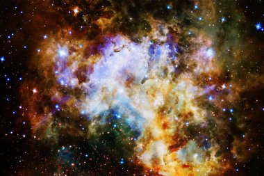 Sonsuz evren. Muhteşem kozmik görüntülerdeki yıldızlar, galaksiler ve nebulalar. Bu görüntünün elementleri NASA tarafından desteklenmektedir