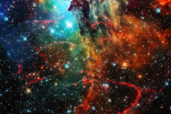 Beautiful Cosmos Science Fiction Elements Image Furnished Nasa — Stock Photo, Image