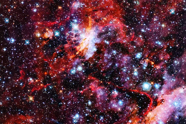 Outer Space Nebula Stars Galaxy Elements Image Furnished Nasa — Stock Photo, Image