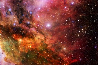 Uzay arkaplanı ve yıldız alanı. Bilim kurgu duvar kağıdı. Bu görüntünün elementleri NASA tarafından desteklenmektedir