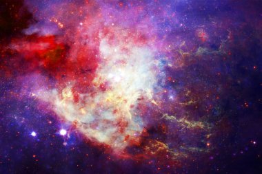 Güzel kainat. Bilim kurgu. Bu görüntünün elementleri NASA tarafından desteklenmektedir.