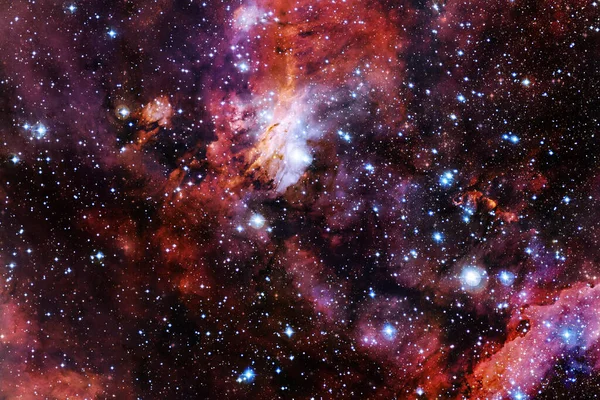 Туманность Открытом Космосе Облака Газа Пыли Элементы Этого Изображения Предоставлены — стоковое фото