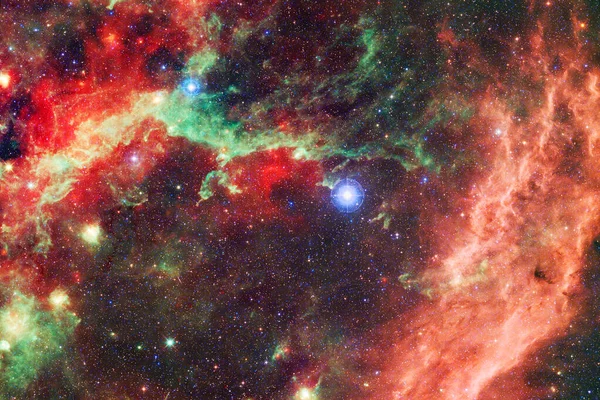 外层空间的星云 气体和灰尘云 美国航天局提供的这一图像的要素 — 图库照片