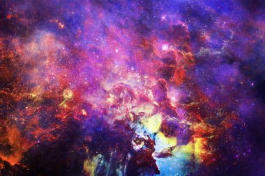 Uzayın güzel renkleri. Bu görüntünün elementleri NASA tarafından desteklenmektedir