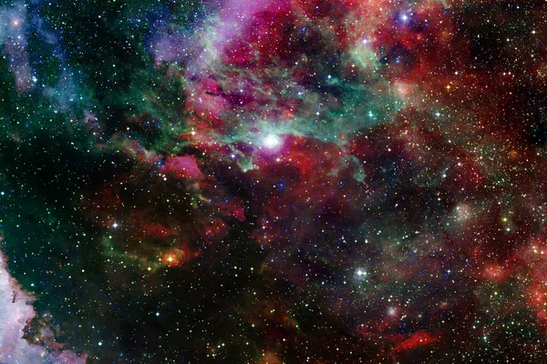 Galaxia en algún lugar del espacio exterior. Elementos de esta imagen proporcionados por la NASA —  Fotos de Stock