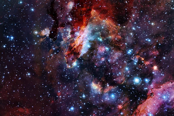 Derin Uzay Bilim Kurgu Evreni Görüntünün Elementleri Nasa Tarafından Desteklenmektedir — Stok fotoğraf