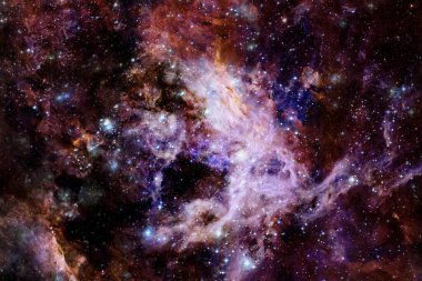 Güzel kainat. Bilim kurgu. Bu görüntünün elementleri NASA tarafından desteklenmektedir.