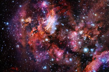 Uzay arkaplanı ve yıldız alanı. Bilim kurgu duvar kağıdı. Bu görüntünün elementleri NASA tarafından desteklenmektedir