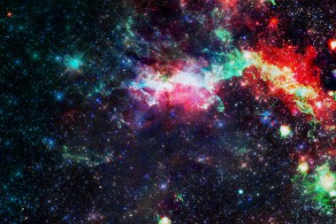 Muhteşem galaksi, bilim kurgu duvar kağıdı. Bu görüntünün elementleri NASA tarafından desteklenmektedir