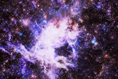 Uzay boşluğu. Bilim kurgu evreni. Bu görüntünün elementleri NASA tarafından desteklenmektedir