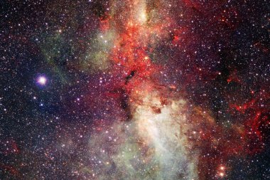 Dış uzay, kozmik manzara. Nebula. Bu görüntünün elementleri NASA tarafından desteklenmektedir.