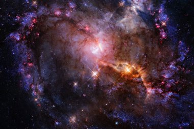 Yıldız kümesi. Starfield. Nebula. Bu görüntünün elementleri NASA tarafından desteklenmektedir.