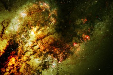 Dış uzay, kozmik manzara. Nebula. Bu görüntünün elementleri NASA tarafından desteklenmektedir.