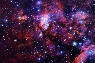 Yıldız kümesi. Starfield. Nebula. Bu görüntünün elementleri NASA tarafından desteklenmektedir.