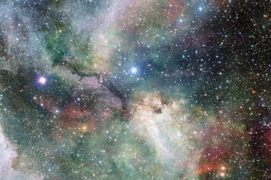 Derin uzay. Fevkalade bilim kurgu canlandırması. Bu görüntünün elementleri NASA tarafından desteklenmektedir.