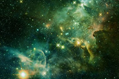 Dış uzay, kozmik manzara. Nebula. Bu görüntünün elementleri NASA tarafından desteklenmektedir.