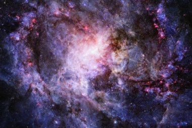 Uzay boşluğu. Bilim kurgu evreni. Bu görüntünün elementleri NASA tarafından desteklenmektedir