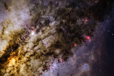 Uzay boşluğu. Bilim kurgu evreni. Bu görüntünün elementleri NASA tarafından desteklenmektedir