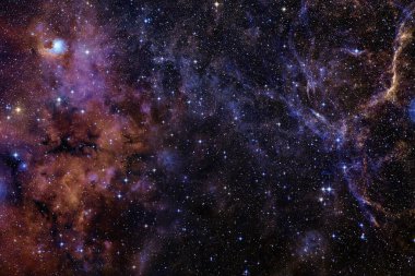 Starfield. Kozmos sanatı. Bu görüntünün elementleri NASA tarafından desteklenmektedir.