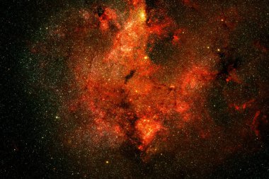Dış uzay, kozmik manzara. Nebula. Bu görüntünün elementleri NASA tarafından desteklenmektedir.