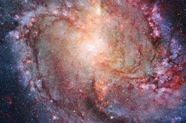 Starfield. Kozmos sanatı. Bu görüntünün elementleri NASA tarafından desteklenmektedir.