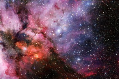 Sonsuz evrenin harikası. Bilim kurgu duvar kağıdı. Bu görüntünün elementleri NASA tarafından desteklenmektedir.