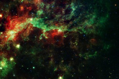 Nebula, uzayın derinliklerinde bir yıldız kümesi. Bilim kurgu sanatı. Bu görüntünün elementleri NASA tarafından desteklenmektedir.