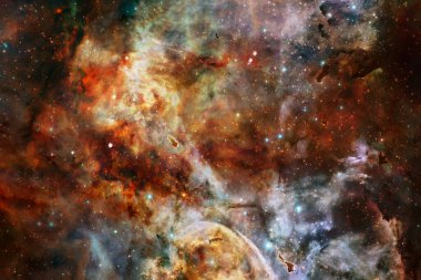Dış uzay, kozmik manzara. Nebula. Bu görüntünün elementleri NASA tarafından desteklenmektedir.