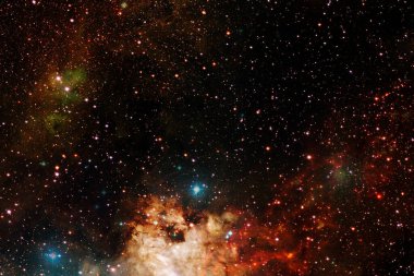 Uzay boşluğu. Bilim kurgu evreni. Bu görüntünün elementleri NASA tarafından desteklenmektedir