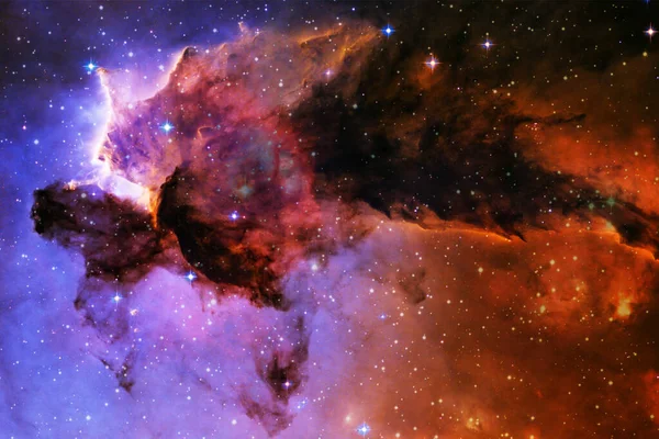 Starfield Arte Cosmos Elementos Desta Imagem Fornecidos Pela Nasa — Fotografia de Stock