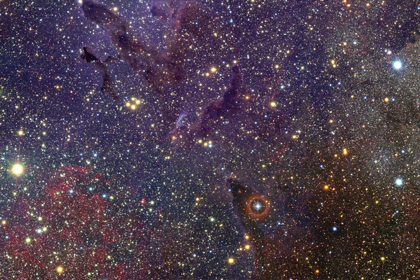 Hermosa Galaxia Algún Lugar Del Espacio Profundo Papel Pintado Cósmico —  Fotos de Stock