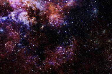 Dış uzayda yıldızları ve galaksileri olan sonsuz evren. Kozmos sanatı. Bu görüntünün elementleri NASA tarafından desteklenmektedir.