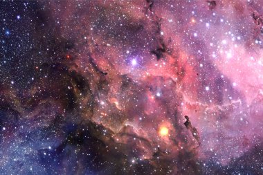 Nebula, uzayın derinliklerinde bir yıldız kümesi. Bilim kurgu sanatı. Bu görüntünün elementleri NASA tarafından desteklenmektedir.