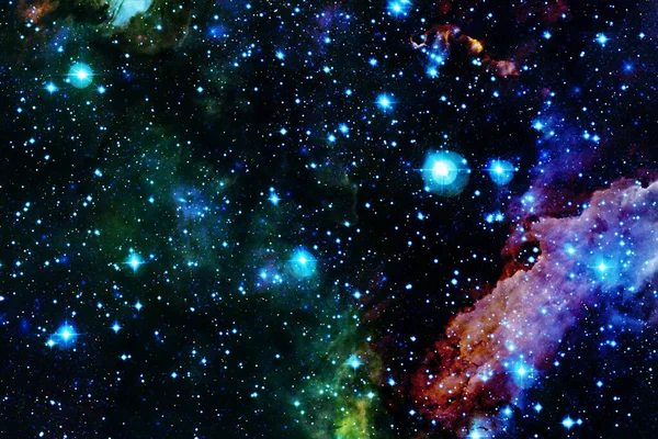 Racimo Estrellas Starfield Nebulosa Elementos Esta Imagen Proporcionados Por Nasa — Foto de Stock