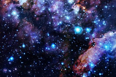 Uzay boşluğu. Bilim kurgu evreni. Bu görüntünün elementleri NASA tarafından desteklenmektedir